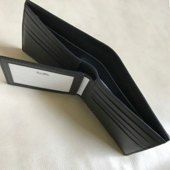 COMPACT ID WALLET IN SPORT CALF LEATHER - Picture 4 of 6